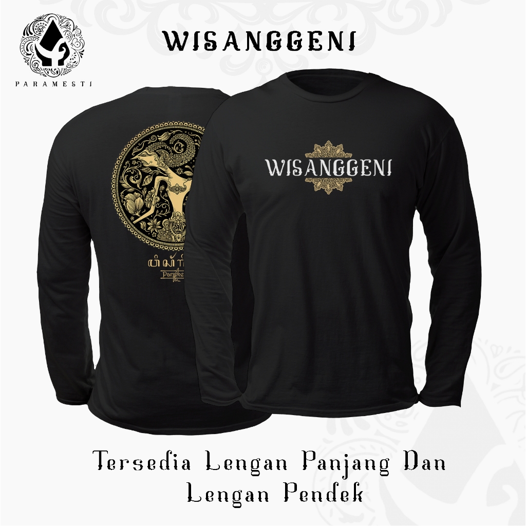 Jual Kaos Budaya Jawa Paramesti Wayang Wisanggeni Lengan Panjang