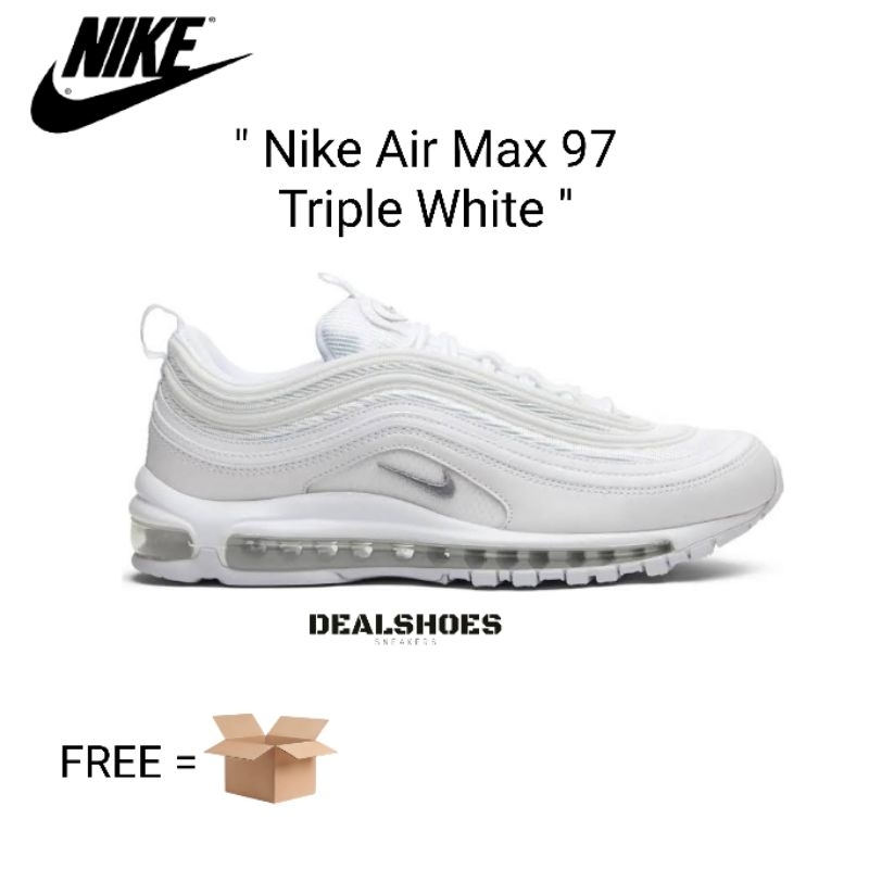 Nike Nike Air Max 97 Ultra 17 US W 12W Triple White Women s