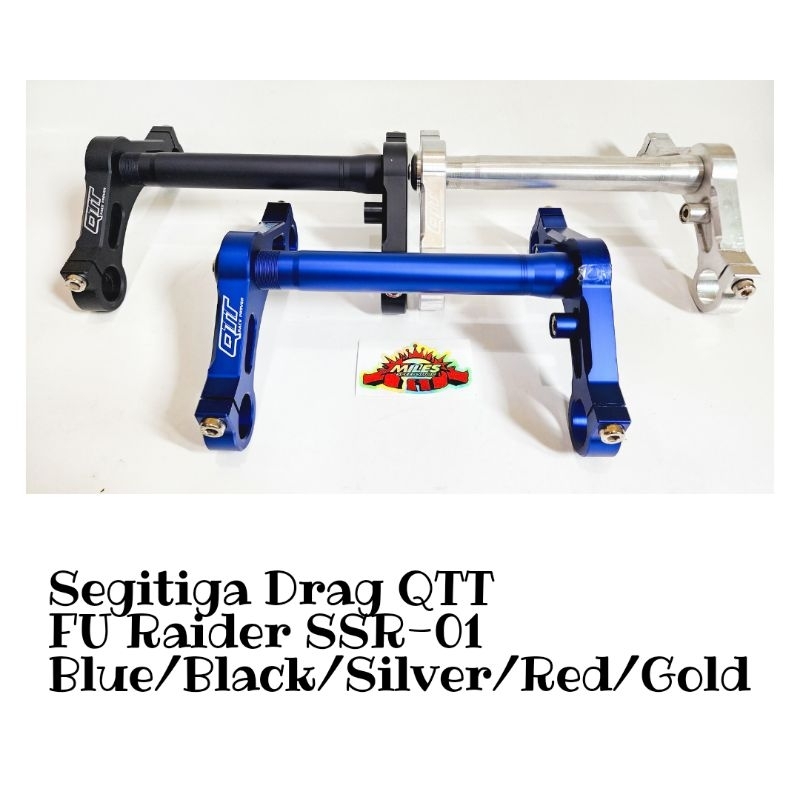 Jual Segitiga Drag QTT FU Raider SSR-01: Black/Silver/Blue/Red/Gold ...