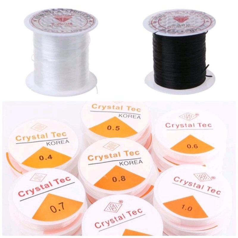 Jual TALI SENAR elastis gelang kalung manik meronce | Shopee Indonesia