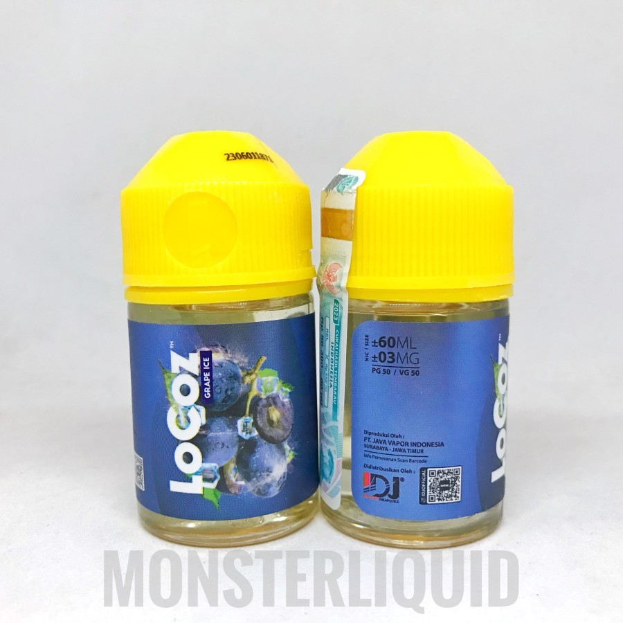 Jual LOCOZ GRAPE ICE BY IDJ 3MG 60ML | Shopee Indonesia