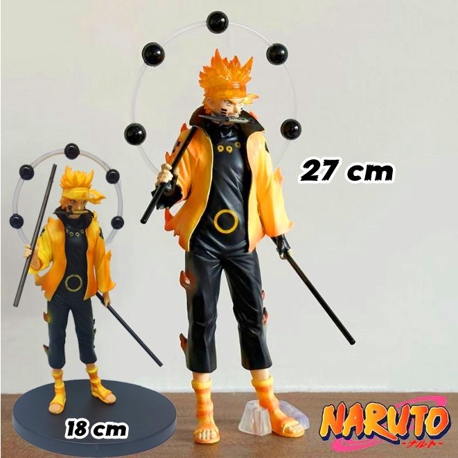 Naruto gk kurama kyuubi seis imortais uzumaki naruto oversized limitado  figura dos desenhos animados brinquedo caixa presente coletar ornamentos /  Figuras de ação e brinquedos 1