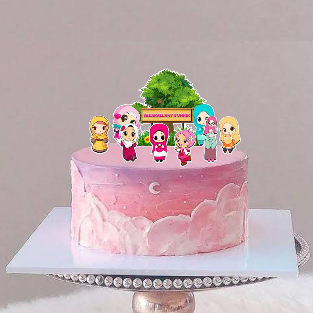 Jual Topper cake muslimah barakallah fii umrik | Shopee Indonesia