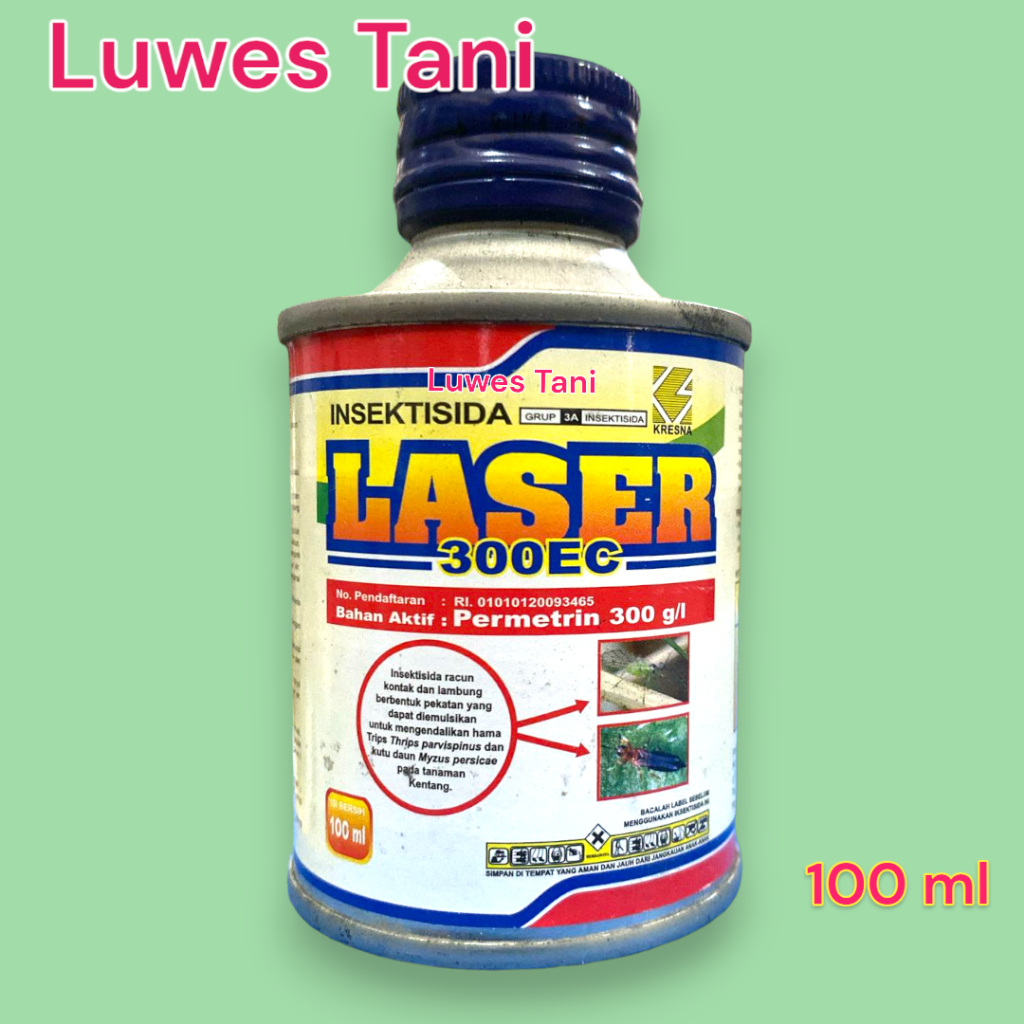 Jual Laser 300EC 100ml insektisida pembasmi ulat dan kutu | Shopee ...