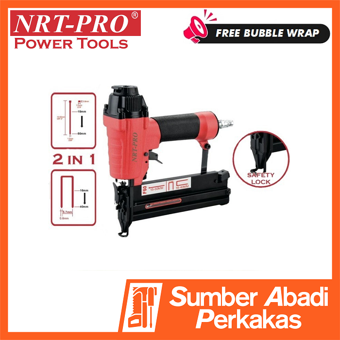 Jual Nrt Pro Hd Mesin Air Nailer Gun Nail In Staples Angin Alat