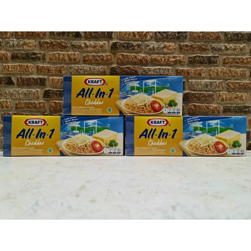 Jual Keju Kraft Cheddar All in One 2kg Shopee Indonesia
