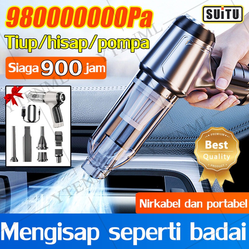 Jual Pa Penyedot Debu Nirkabel Mini Portabel Vakuum Penghisap Debu Mobil Vacum Cleaner Wet