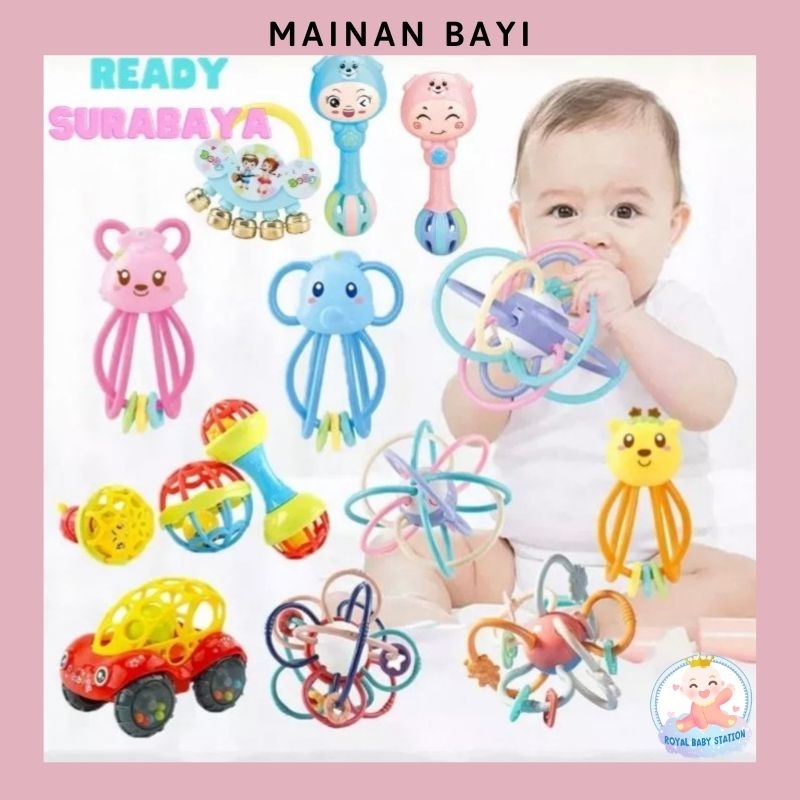 Jual Aneka Model Mainan Rattle Bayi Kerincingan Lucu | Shopee Indonesia