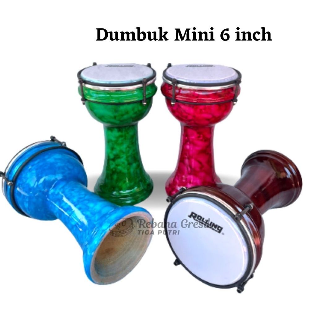 Jual Calti Dumbuk Pinggang Darbuka Anak Kecil Mika 6 inch Standar ...