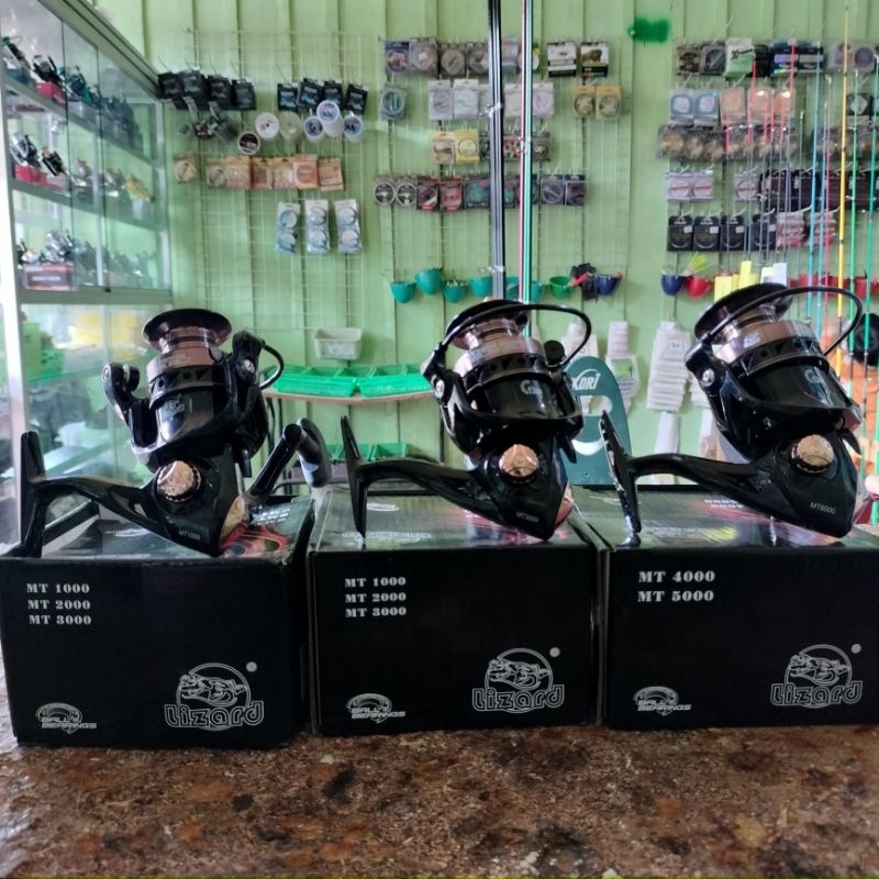 Jual reel pancing fhising reel LIZARD MT | Shopee Indonesia