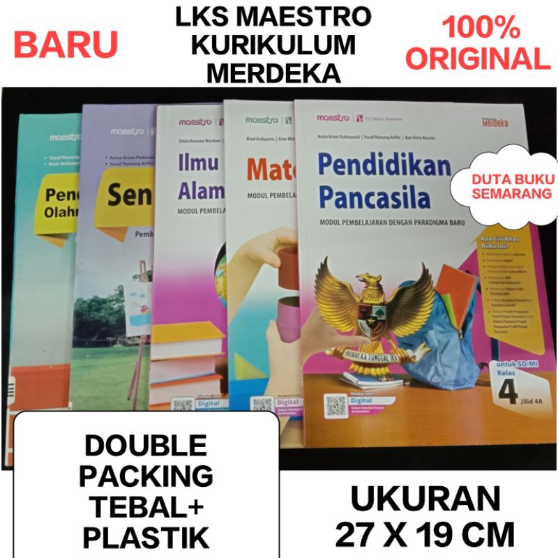 Jual LKS TEMATIK SD - LKS MAESTRO KELAS 4 SD TEMA 1 2 3 4 5 6 7 8 9 ...