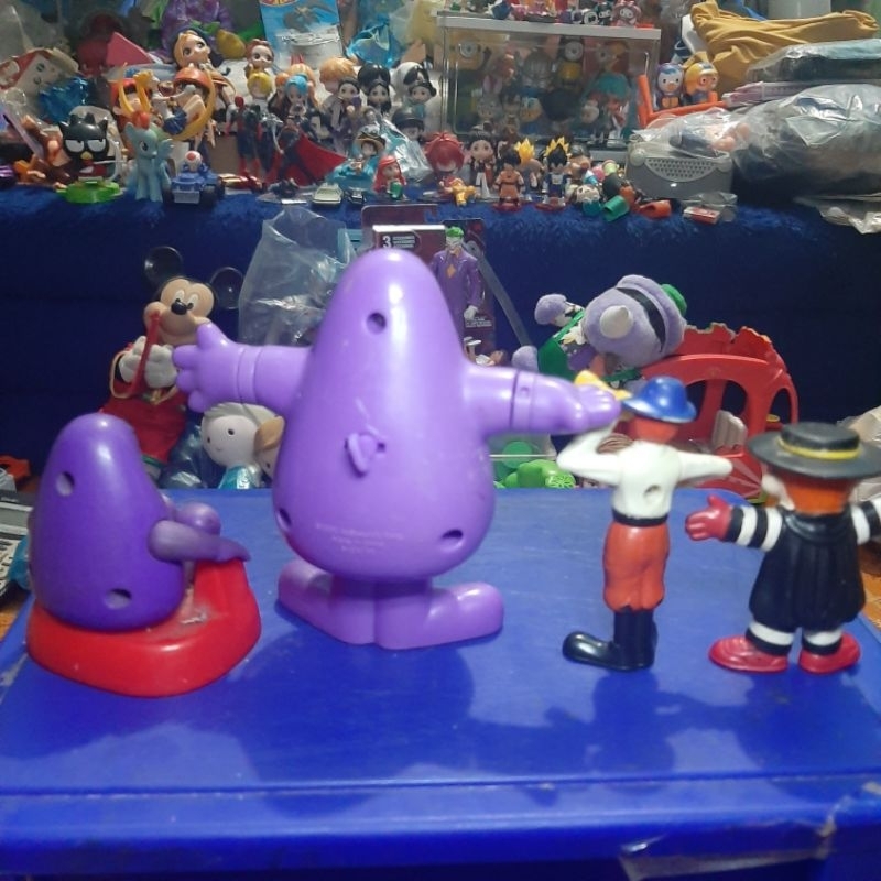 Jual mainan / figure dikoleksi maskot mcd vintage. grimmace, ronald ...
