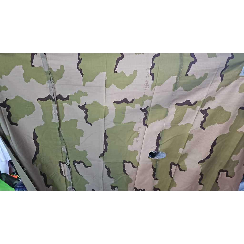 Jual bahan kain loreng RIPSTOP TR GRADE A gurun REJECT murah konveksi ...