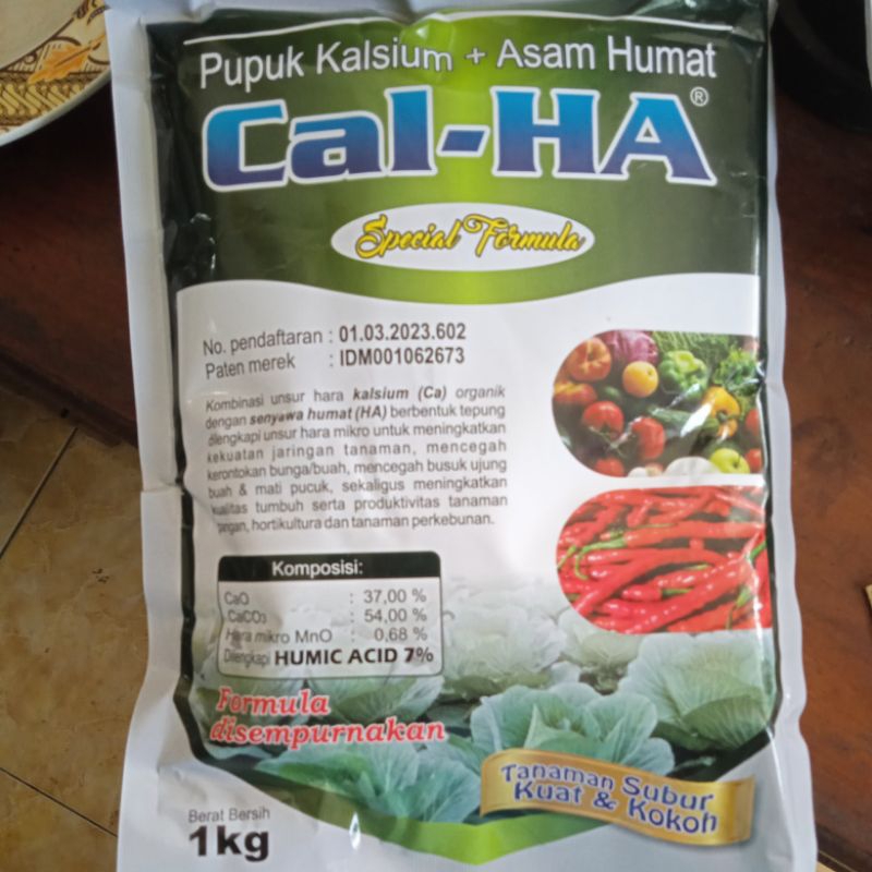 Jual CAL-HA ( calha) 1 kg pupuk kalsium + asam humat | Shopee Indonesia