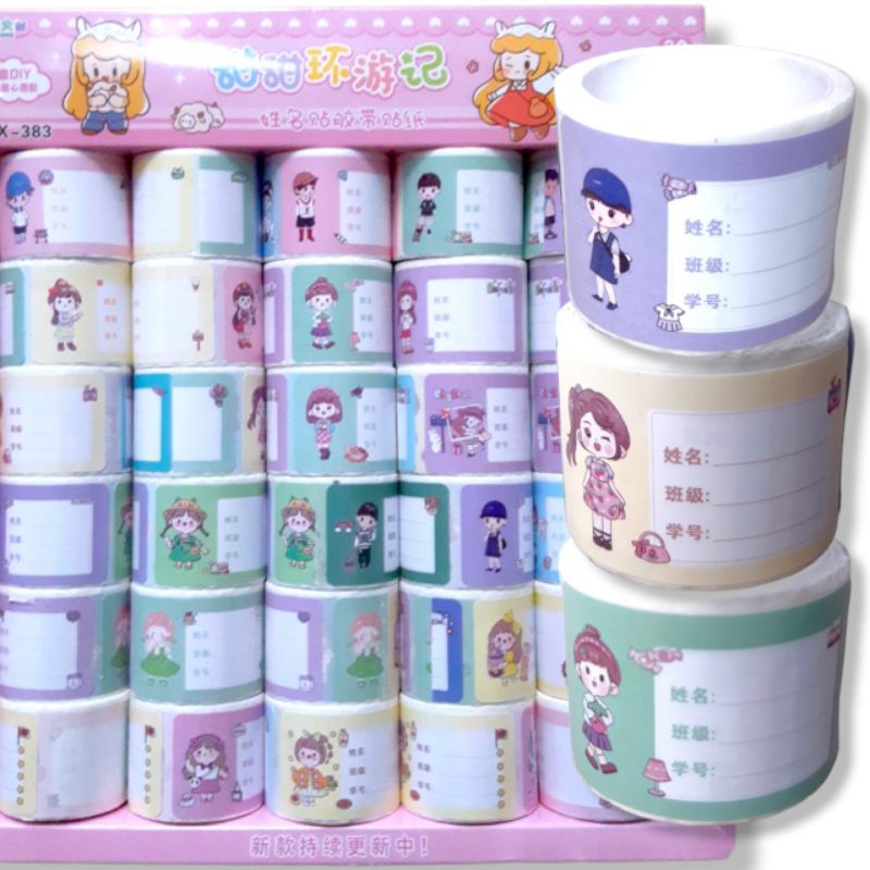 Jual 1 ROLL SOLASI LABEL MOMO / MAINAN SOLASI LABEL BUKU / SOLASI ROLL ...