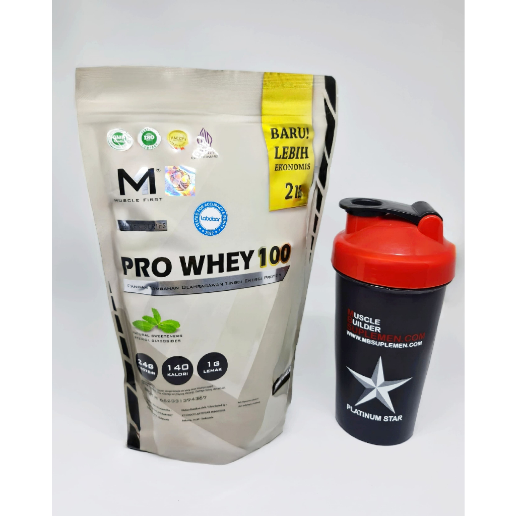 Jual Muscle First Pro Whey 100 2 Lbs 900 Grams Protein MuscleFirst M1 ...