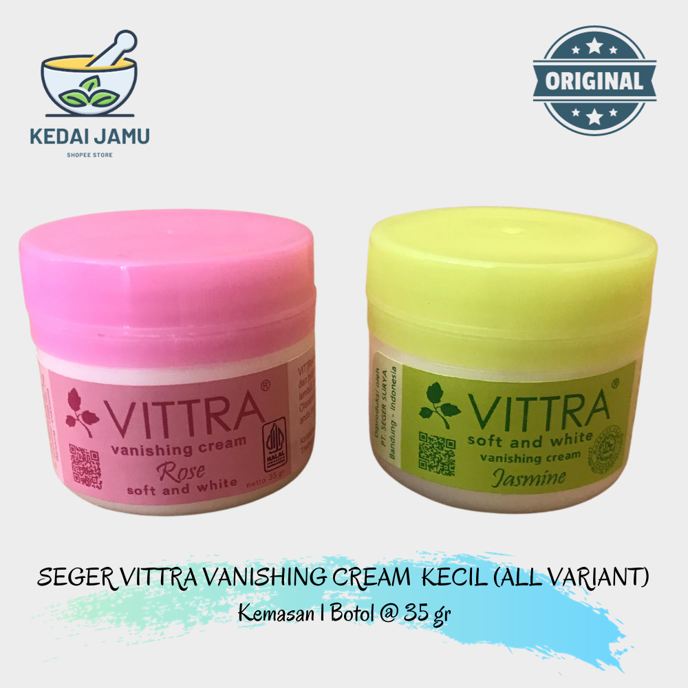 Jual Seger Vittra Soft And White Vanishing Cream Haselin KECIL 35 GRAM ...
