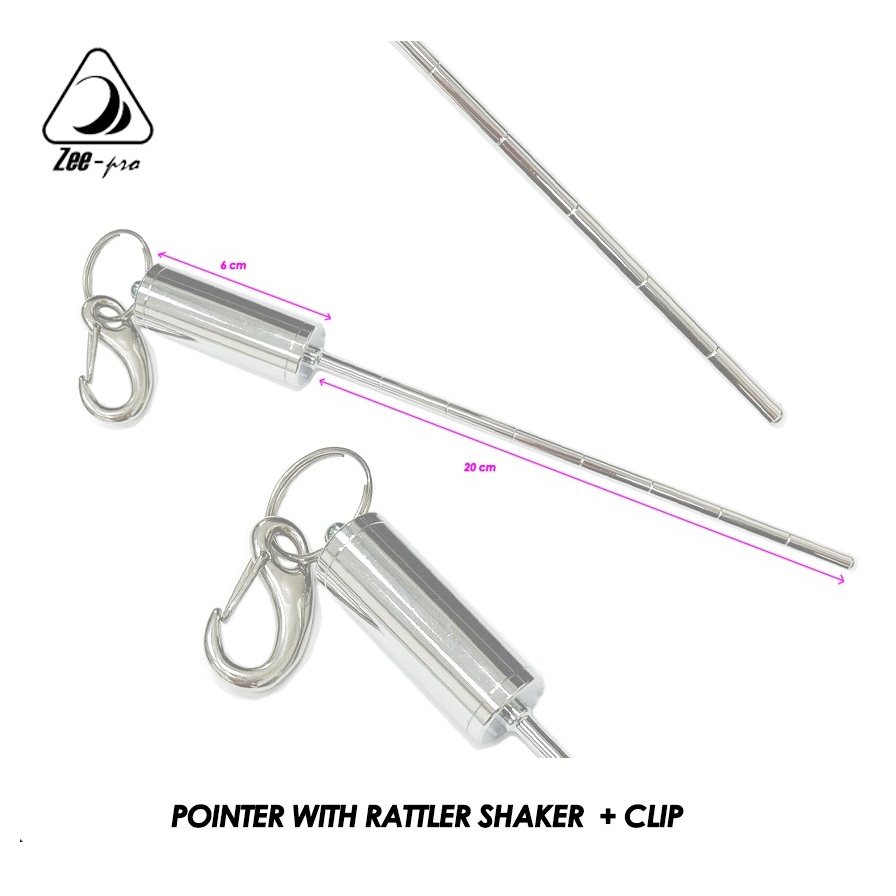 Jual Stick Pointer Diving Dive Rattler Shaker Noise Maker Stainless ...