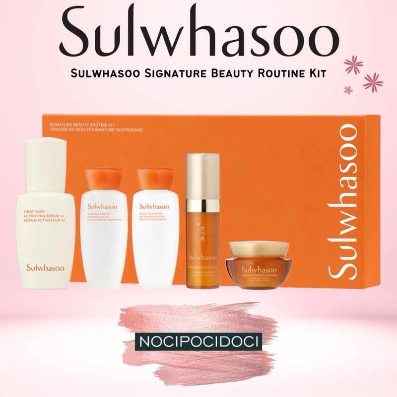 Jual Sulwhasoo Signature Beauty Routine Kit Shopee Indonesia