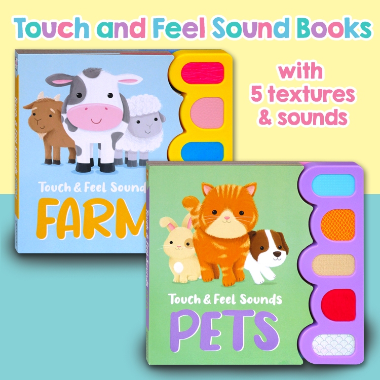 Jual [Igloo Books] FARM & PETS Touch & Feel Sound Book (5 animal sounds ...