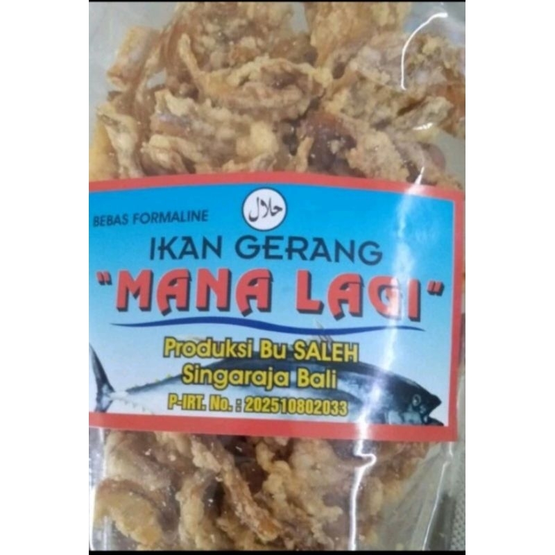 Jual Ikan Gerang Manalagi 150gr | oleh oleh khas singaraja | oleh oleh ...