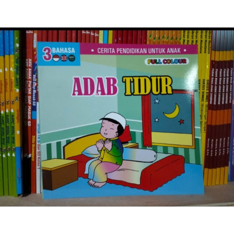 Jual Buku Cerita Anak Islami Seri Bilingual Bergambar Full Color HVS MK BISA CODTema Adab ...