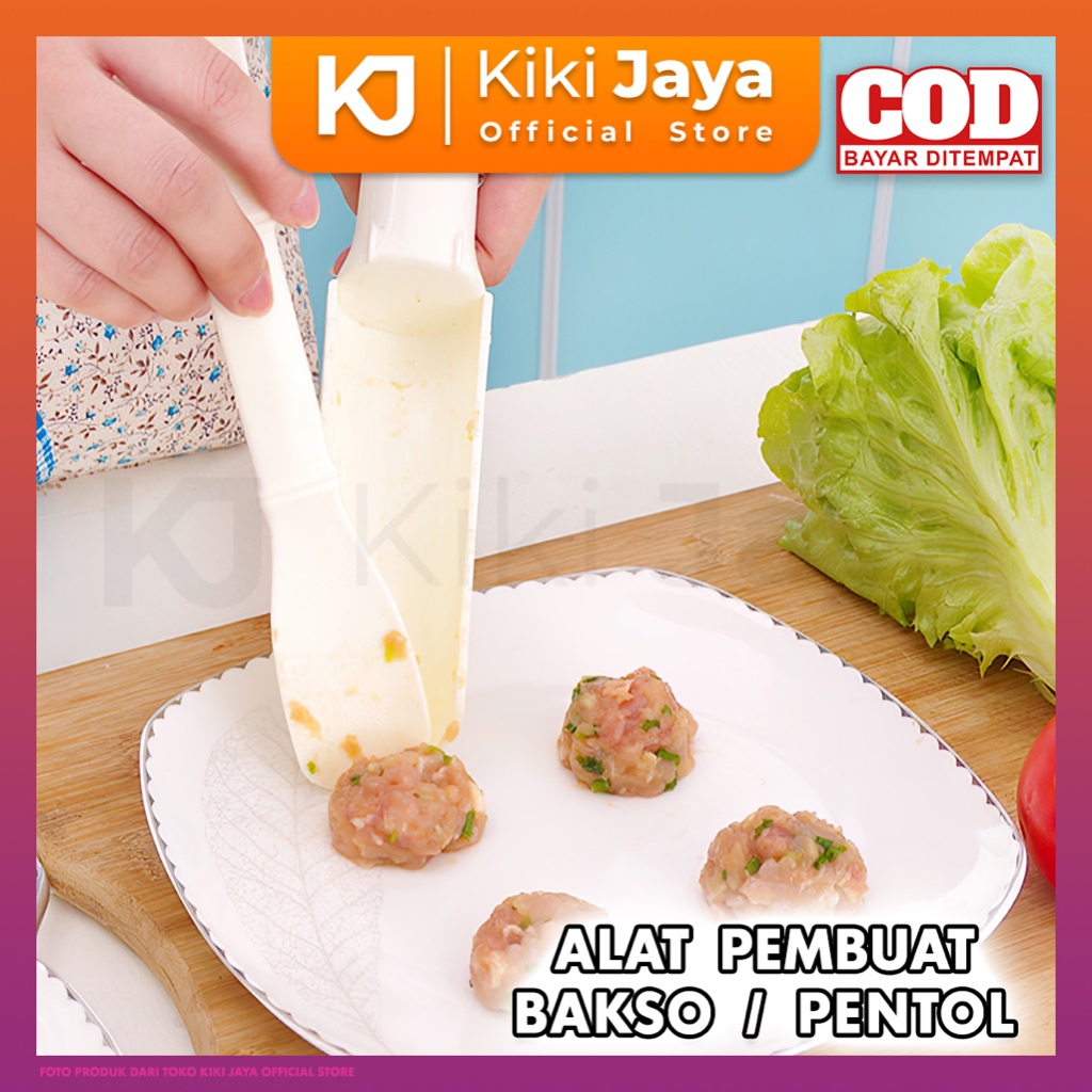 Jual [kiki] Alat Pembuat Bakso Pentol Meat Ball Maker Sekop Cetak