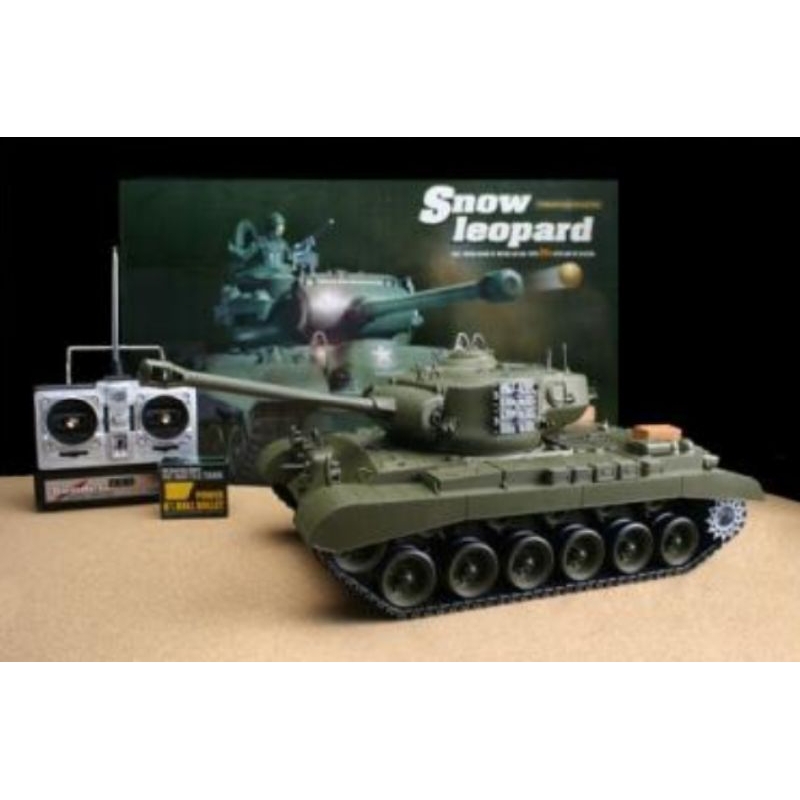 Jual HENG LONG M26 PERSHING RC TANK 3838 US ARMY SNOW LEOPARD BATTLE ...