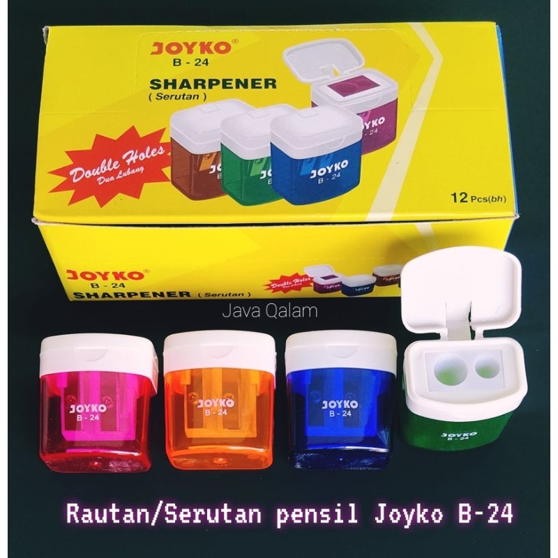 Jual Rautan/serutan Pensil Joyko B-24 2 Lubang | Shopee Indonesia