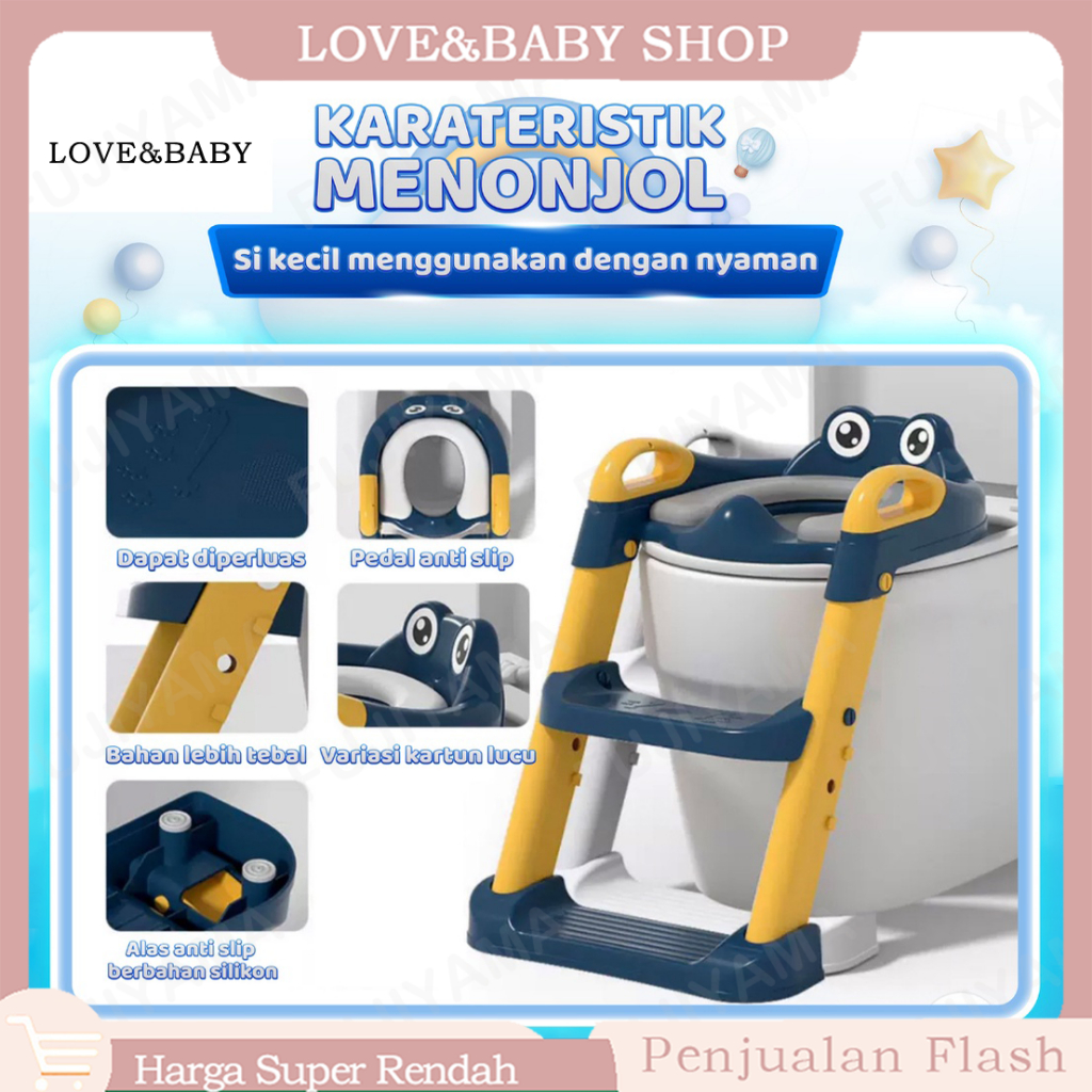 Jual Tangga Toilet Potty Training Toilet Training Anak WC Jongkok