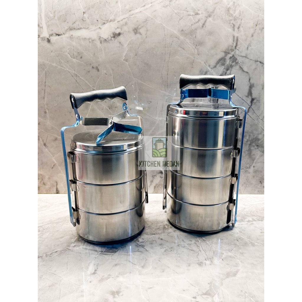 Jual Rantang Catering Susun / Tingkat Stainless 14 Cm | Shopee Indonesia