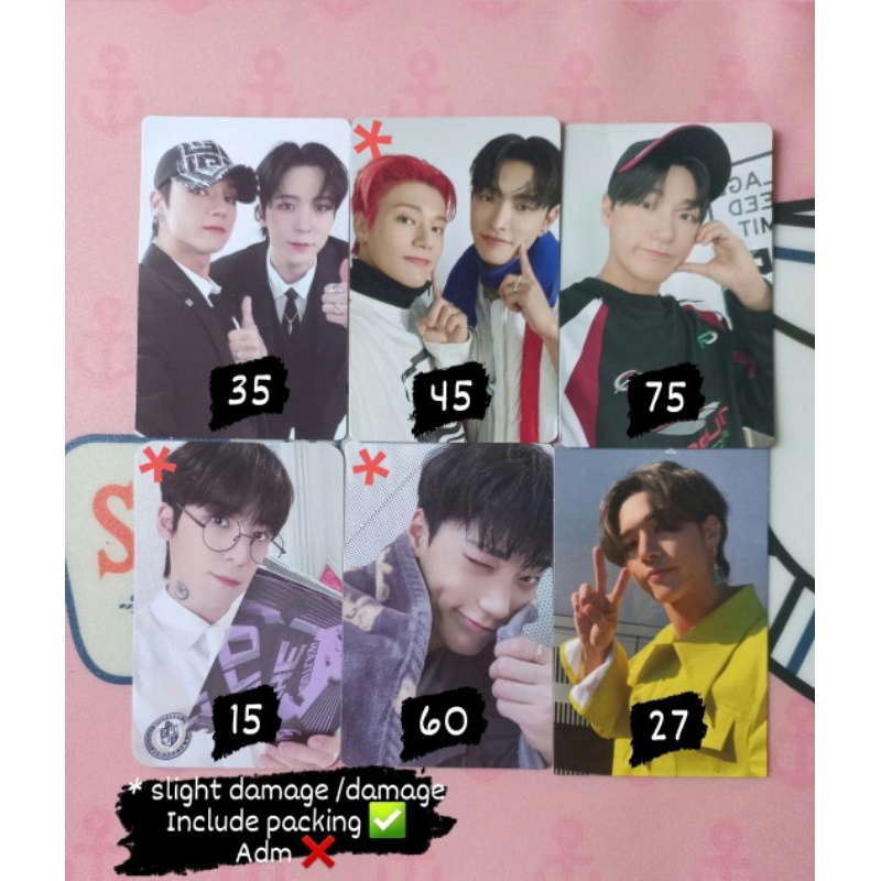 Jual Photocard PC Ateez Choi san, Hongjoong, Wooyoung, Yunho Limitless