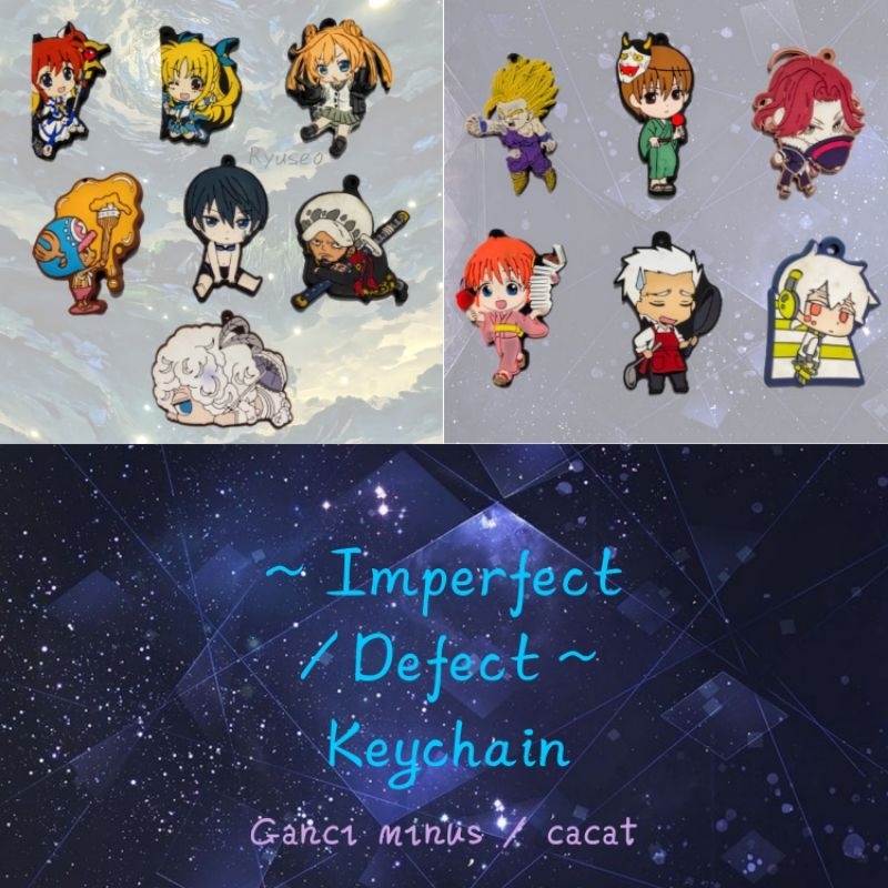 Jual [BUY 5 GET 1 FREE**] Gantungan Kunci Karet Karakter Anime / Game ...