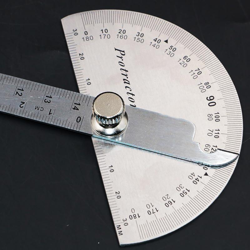 Jual Protractor Penggaris Busur Derajat Measuring 14.5cm 180 Degree ...