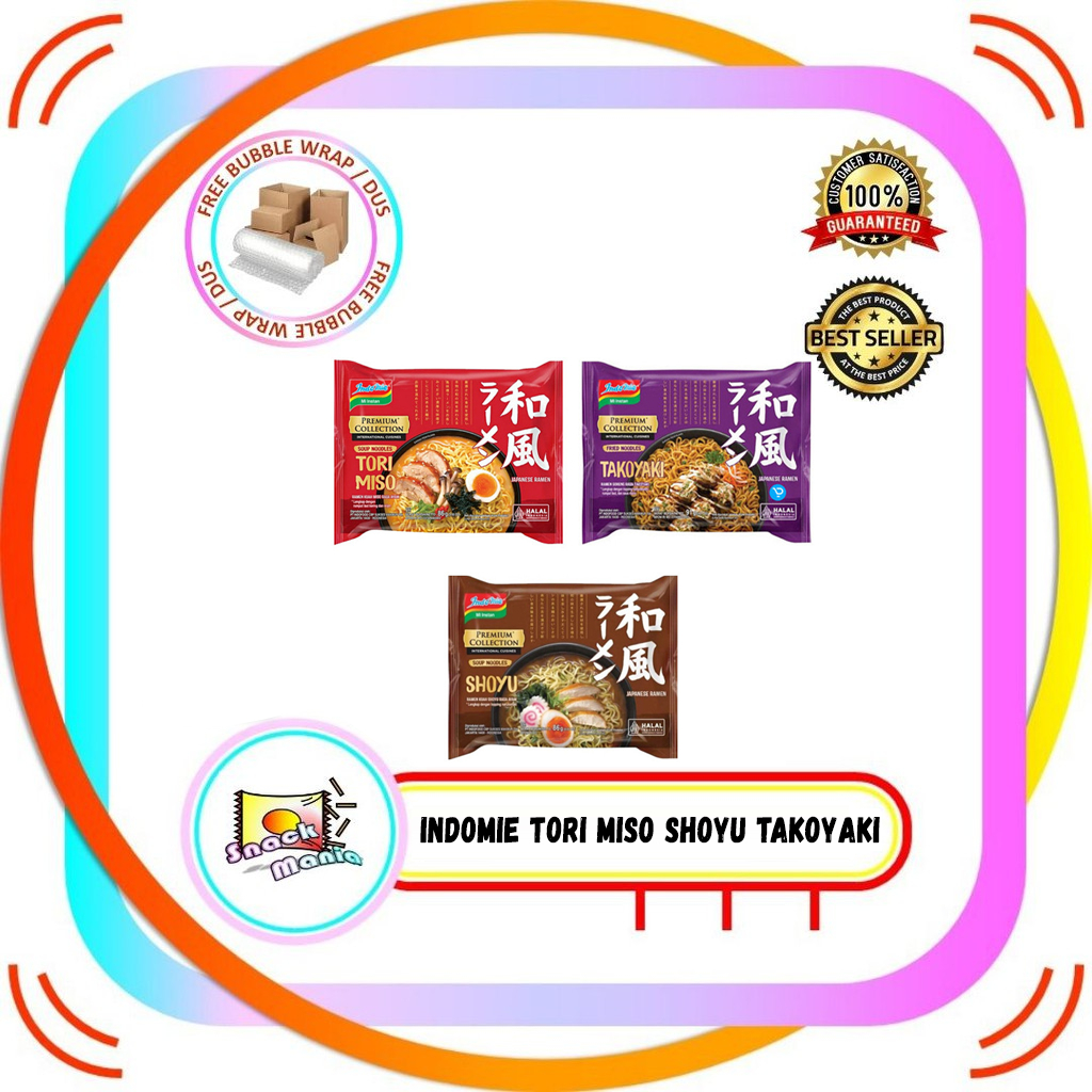 Jual Indomie Mie Ramen Tori Miso Takoyaki Shoyu 86 G Mi Instan Jepang