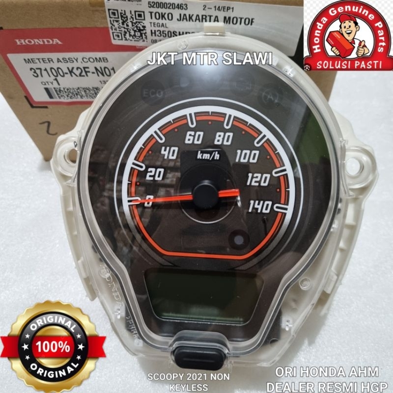Jual 37100-K2F-N01 speedometer scoopy prestige 2021-2022 idling stop ...