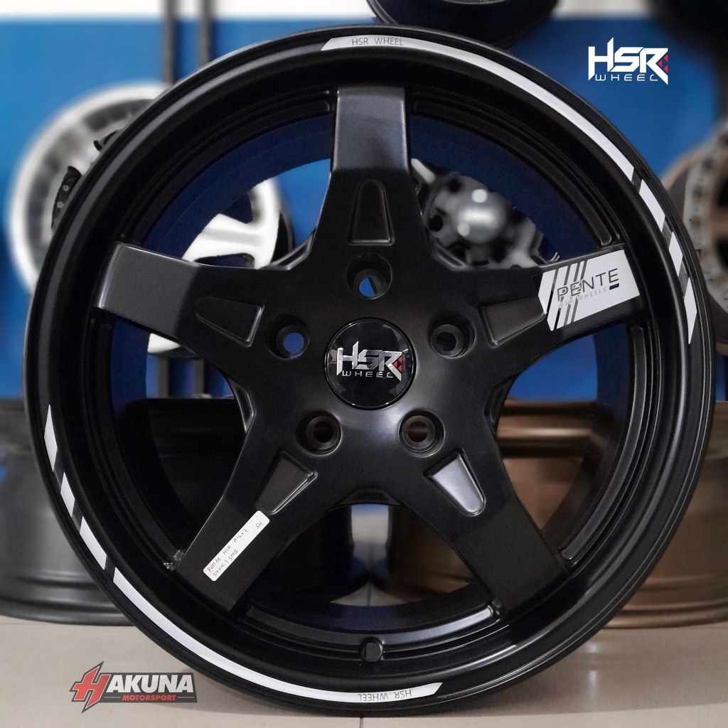 Jual Velg Mobil Palang 5 HSR PENTE R16 Lebar 7 Pcd 5X114,3 Buat Ertiga