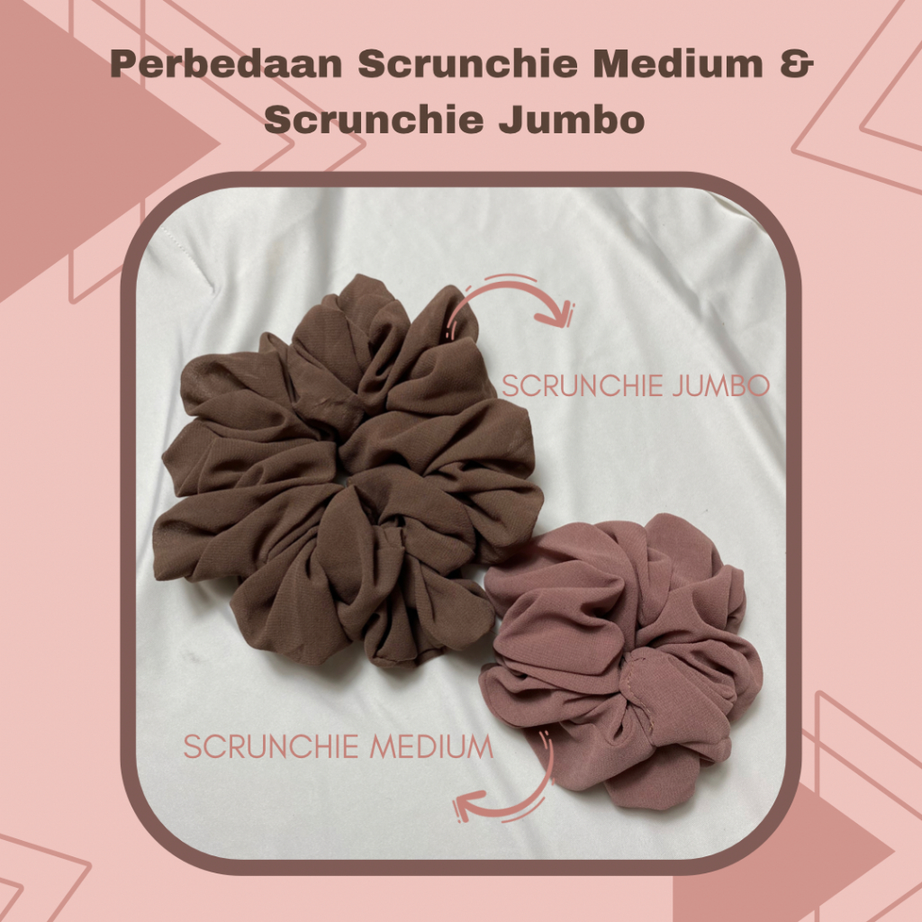 Jual Scrunchie Jumbo Cepol Hijab Kuncir Iket Rambut Shopee Indonesia 