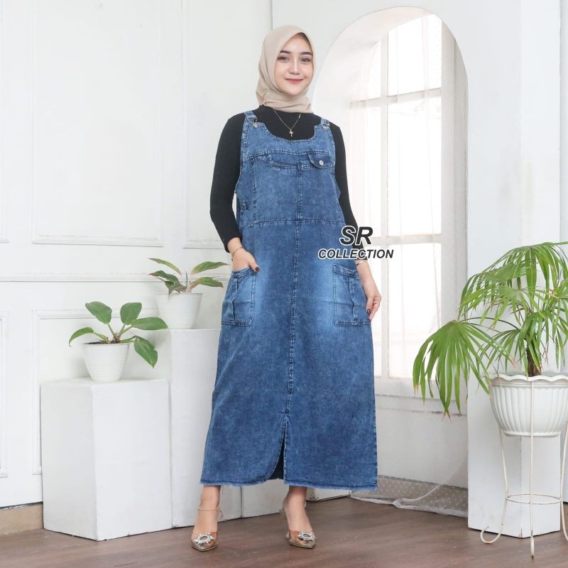 Overall hot sale jeans shopee