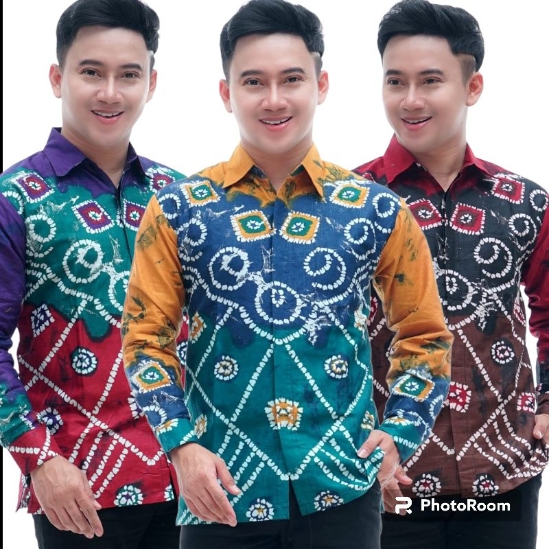 Jual ZANITA BATIK SASIRANGAN SIZE M L XL XXL XXXL XXXXL BAJU BATIK PRIA