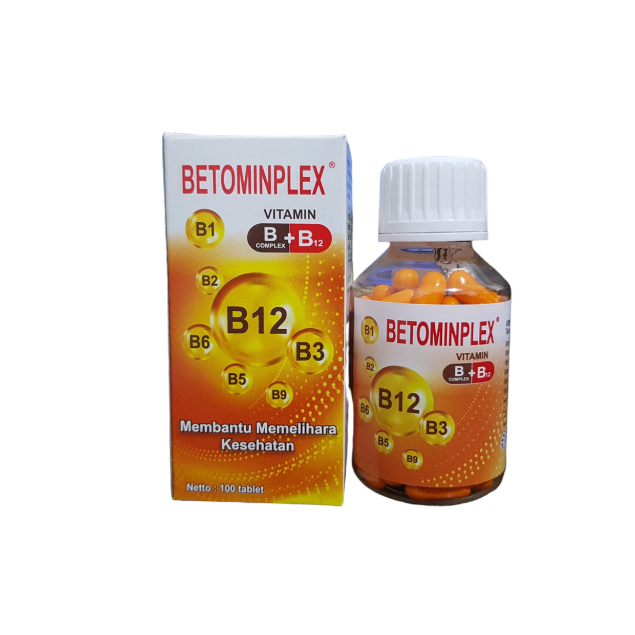 Jual BETOMINPLEX VITAMIN B COMPLEX B12 ISI 100 Shopee Indonesia