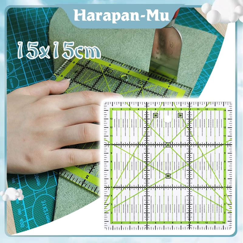Jual Penggaris Quilting Patchwork Penggaris Jahit Transparan Pola