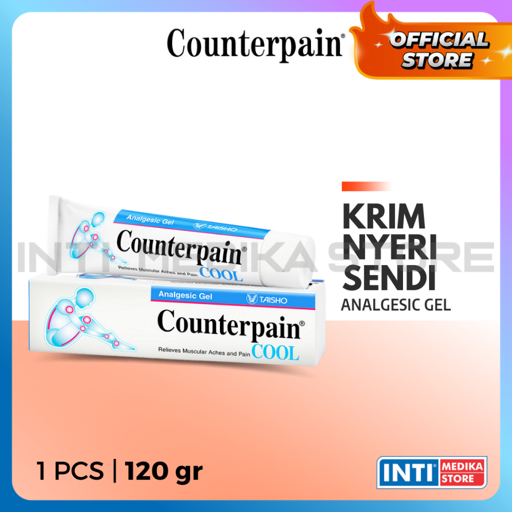 Jual COUNTERPAIN - Krim Pereda Nyeri Sendi Otot | Counterpain Cool ...