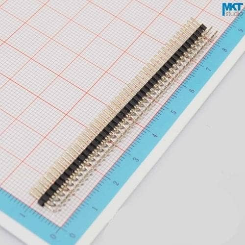 Jual 2x40 L Shape Bend Male Pin Header Double Row Tulang ikan bengkok ...