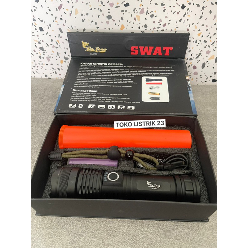 Jual senter swat 580000w JL P50 SUPER TERANG | Shopee Indonesia