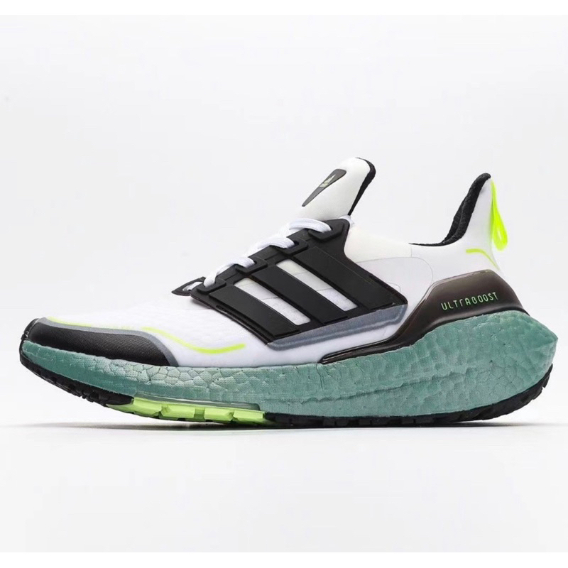 Jual Adidas Ultraboost 21 Cold.Rdy White Signal Green | Shopee Indonesia
