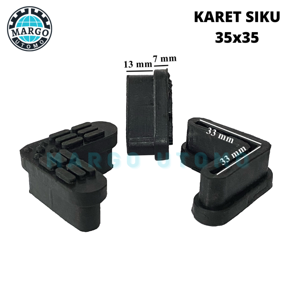 Jual Karet Kaki Rak Besi Siku 35x35 | Shopee Indonesia
