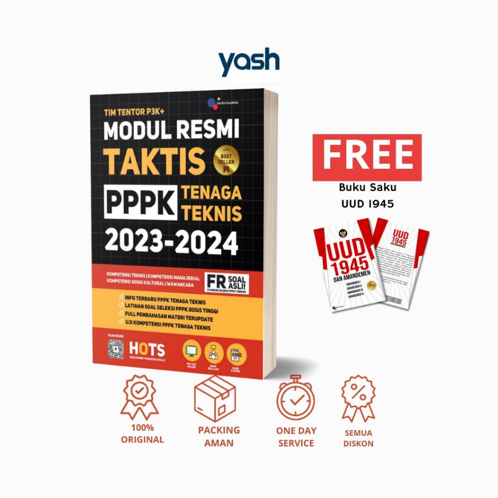 Jual Buku Pppk Tenaga Teknis / Modul Resmi Taktis Pppk Tenaga Teknis