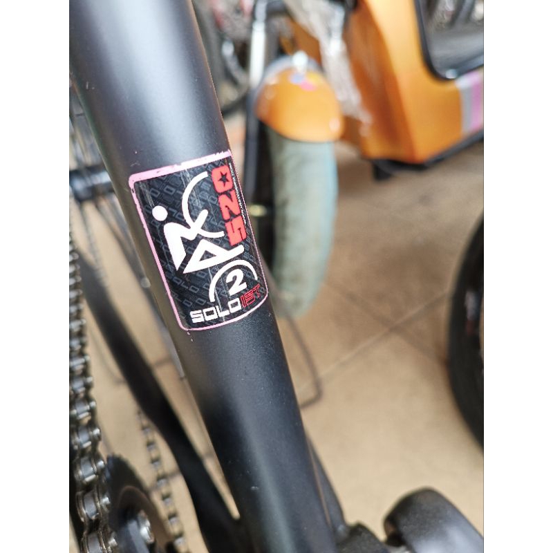Jual sepeda fixie 700c merk united soloist 02 frame besi wheel set ...