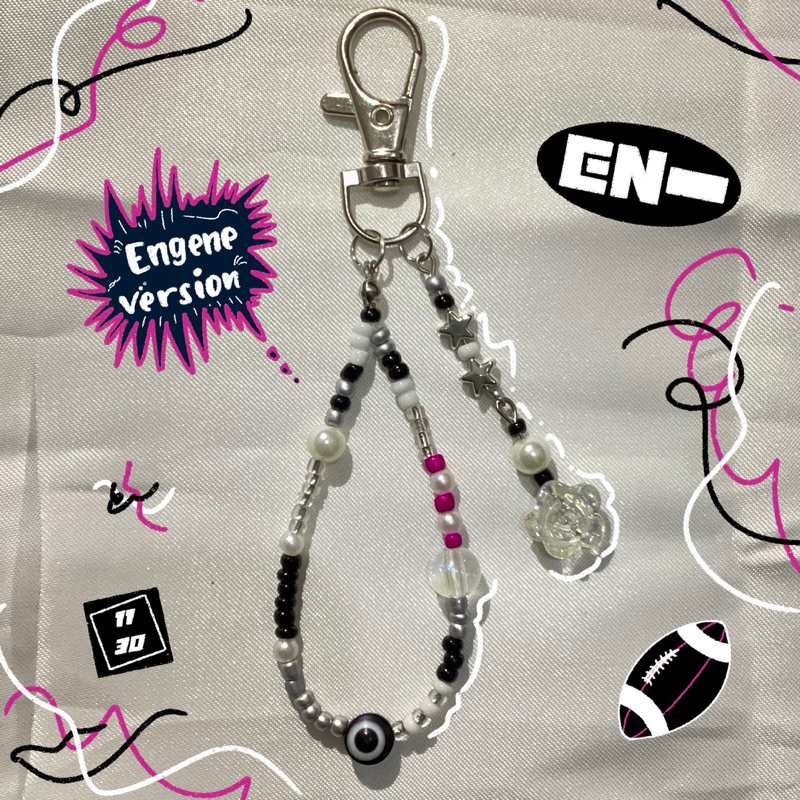 210905B】ビーズ キーホルダー 韓国 twice nct ENHYPEN